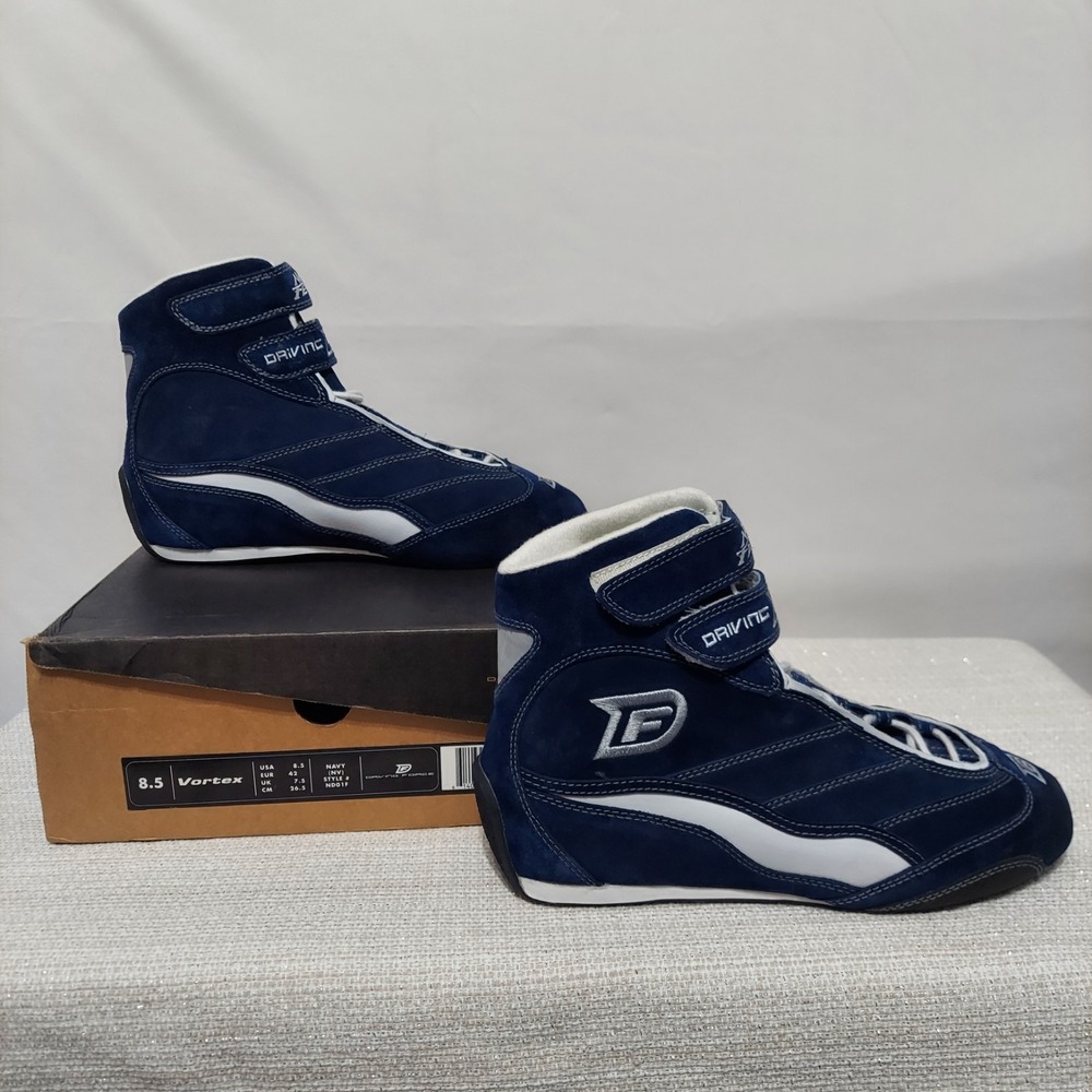 No‎ Fear Driving Force Vortex Racing Shoes Blue Mens Size 8.5 NIB Retired